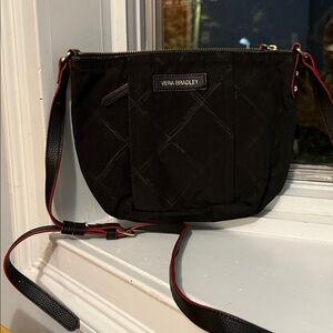 Vera Bradley Black Nylon Shoulder Bag